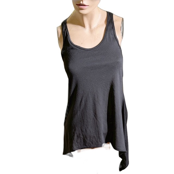 Spring Street Black Lace-Inset Racerback Tank ~ Small - Picture 8 of 8